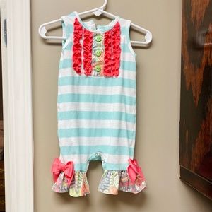 RicRac & Ruffles Bodysuit 3-6M